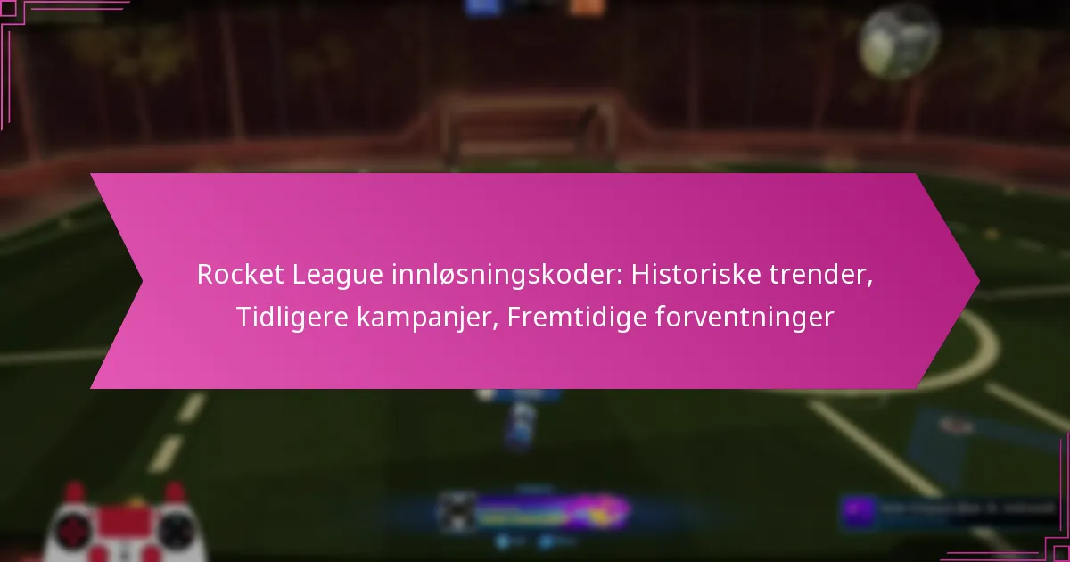 You are currently viewing Rocket League innløsningskoder: Historiske trender, Tidligere kampanjer, Fremtidige forventninger