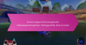Read more about the article Rocket League innløsningskoder: Fellesskapsretningslinjer, Delingspolitikk, Bruk av koder