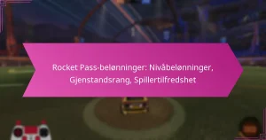 Read more about the article Rocket Pass-belønninger: Nivåbelønninger, Gjenstandsrang, Spillertilfredshet