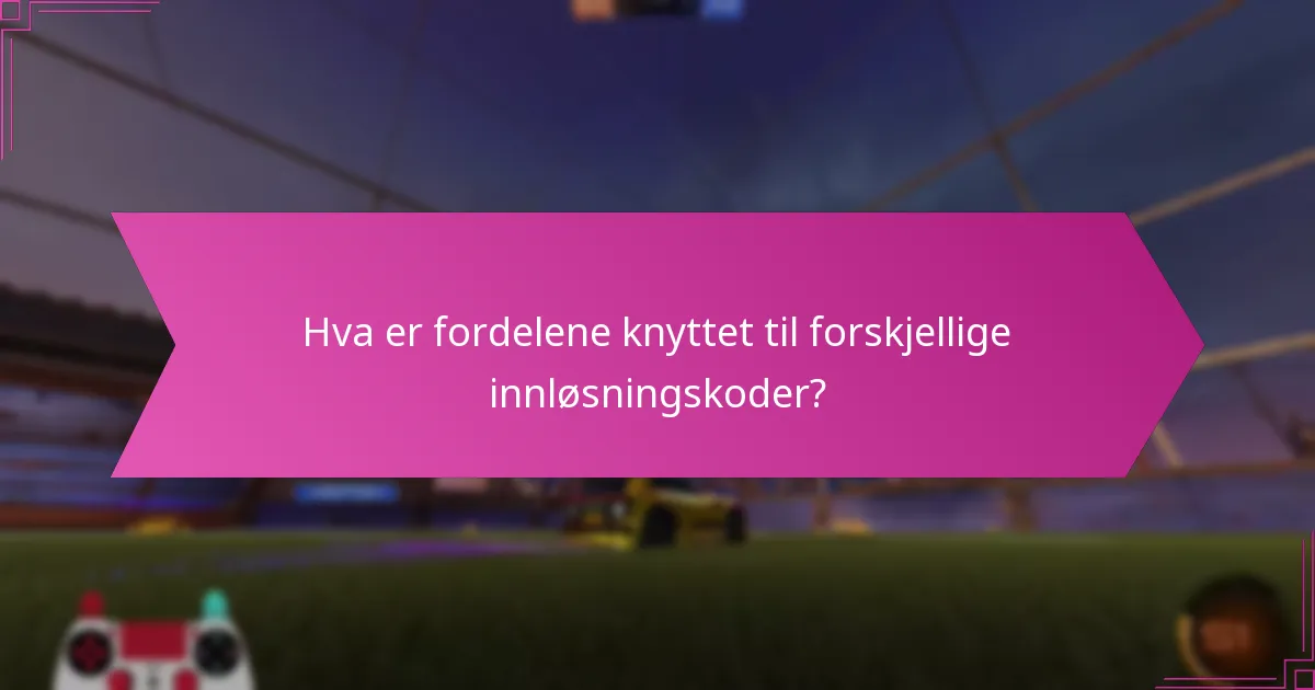 Hvilke regioner har spesifikke innløsningskoder for Rocket League?